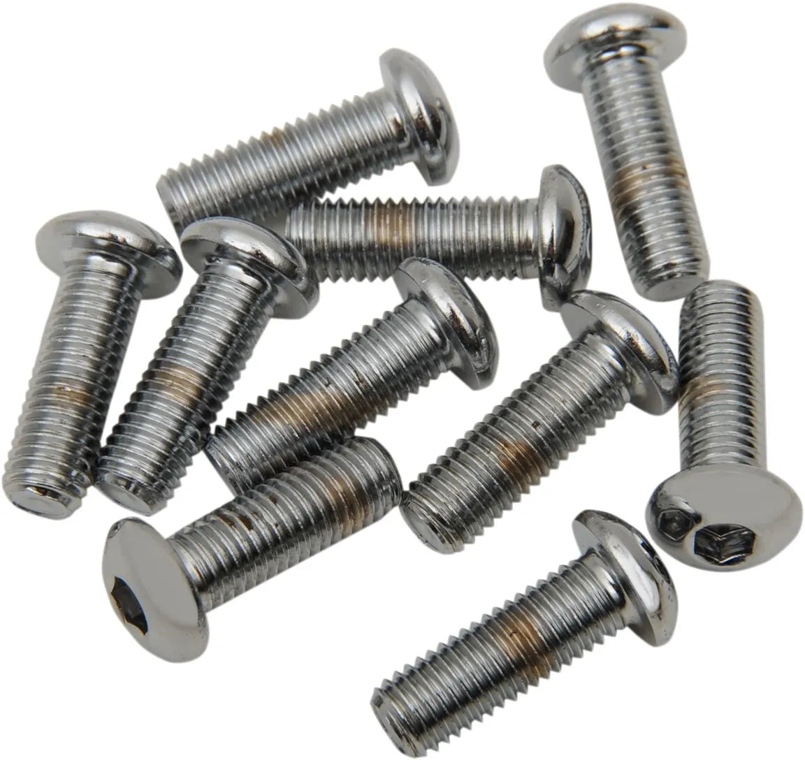 Drag Specialties Button Head Bolts 1/4-28 x 3/4"