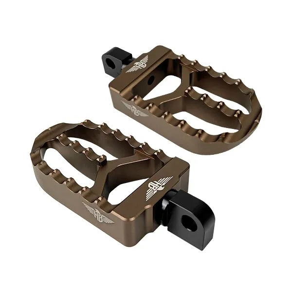 Heinz Bikes Foot Pegs - Adjustable Harley Footrests