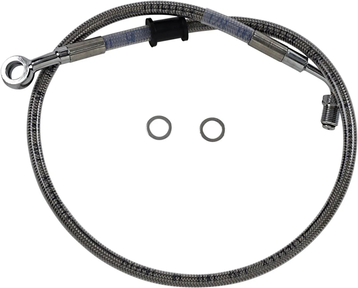 Drag Specialties Zestaw przewodów hamulcowych ze stali nierdzewnej Abs 26.75"