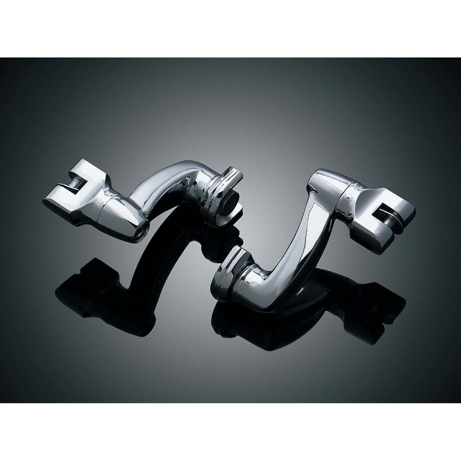 Kuryakyn Extended footpeg offset mount kit - Chrome