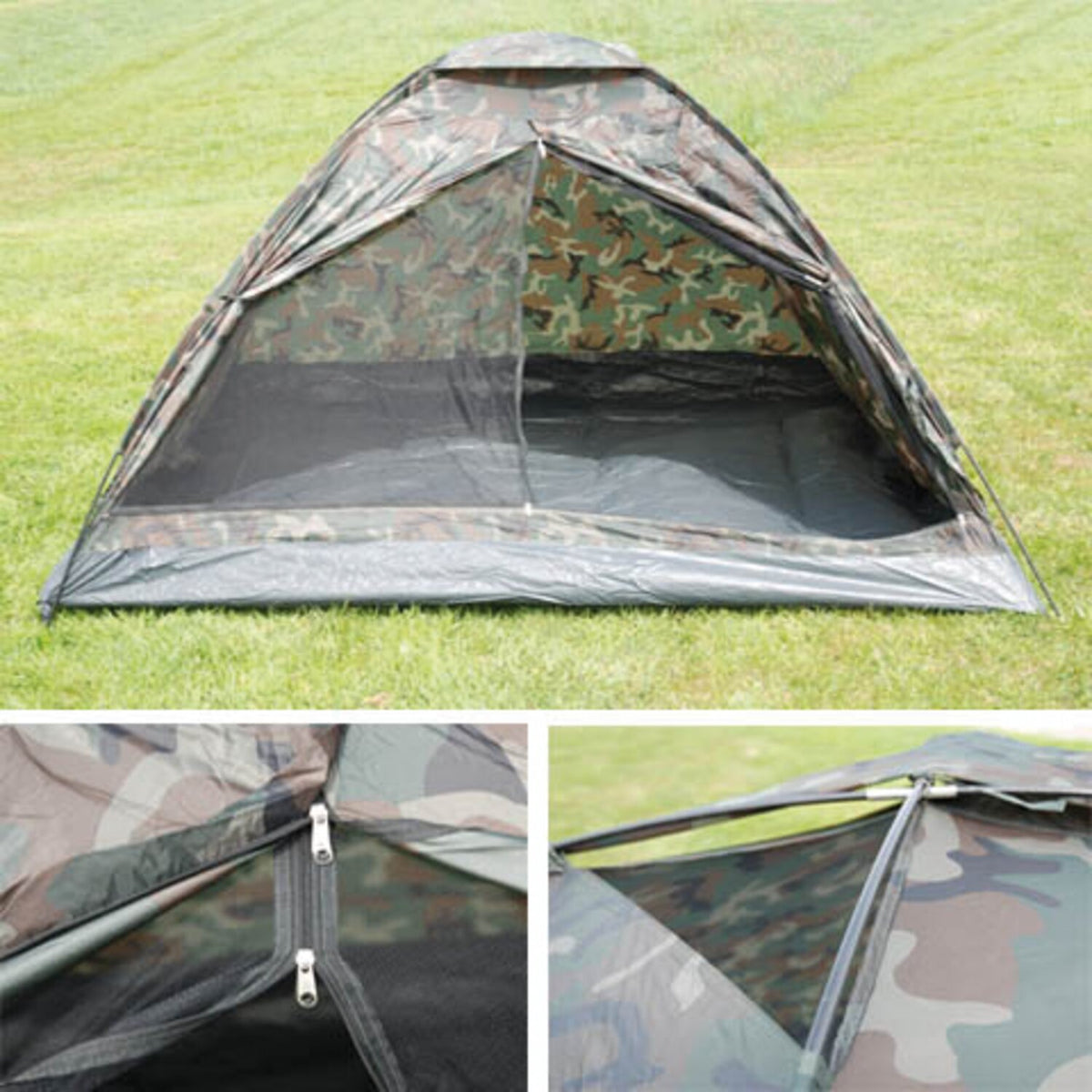 Army Surplus Fostex 3-person tent camouflage