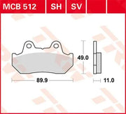 Trw All Round Spiekane Metaliczne Klocki Hamulcowe - Przód & Tył