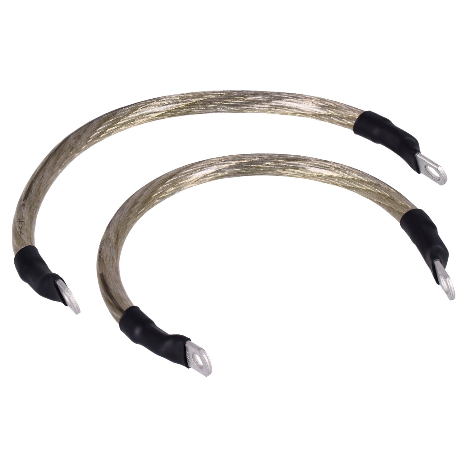NAMZ battery cable set - Clear - 11 inch (27.5cm)