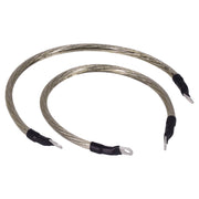 NAMZ battery cable set - Clear - 17 inch (43cm)
