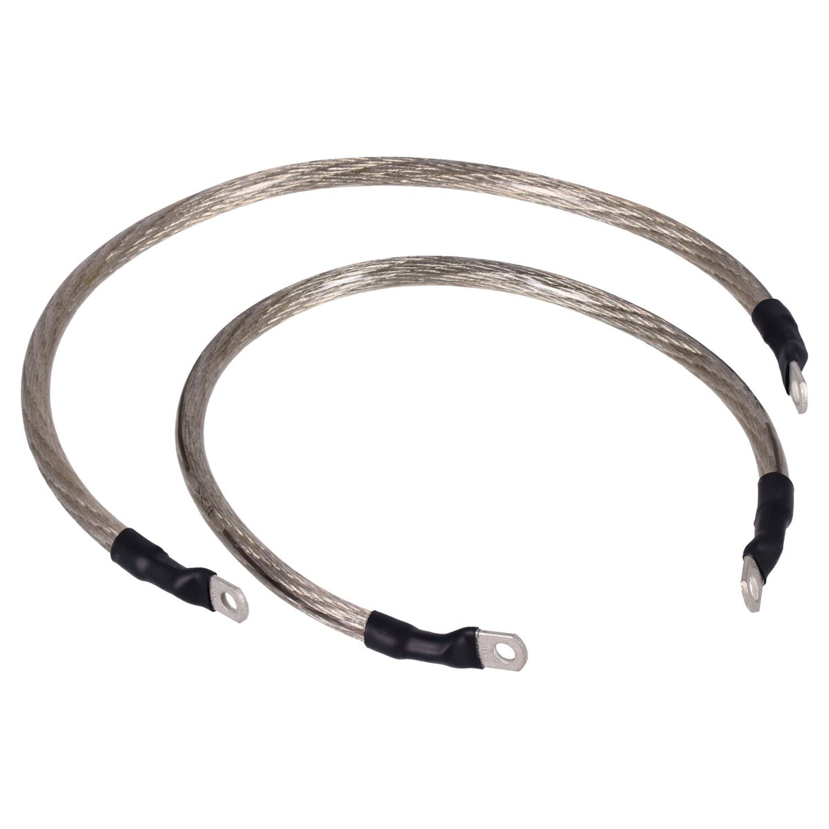 NAMZ battery cable set - Clear - 19 inch (48cm)