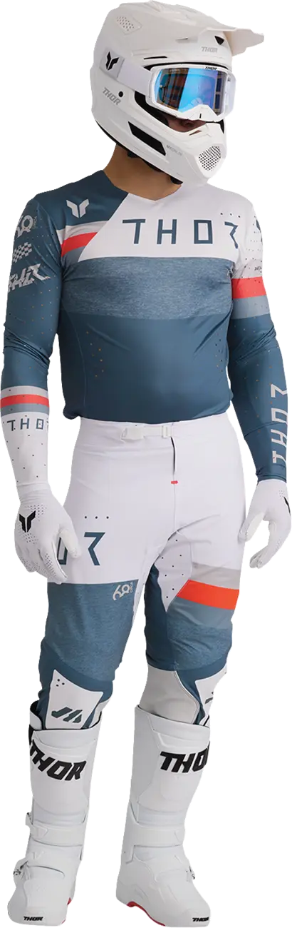 Thor Sportmode League Jersey - Blue/Red/White/Light Gray