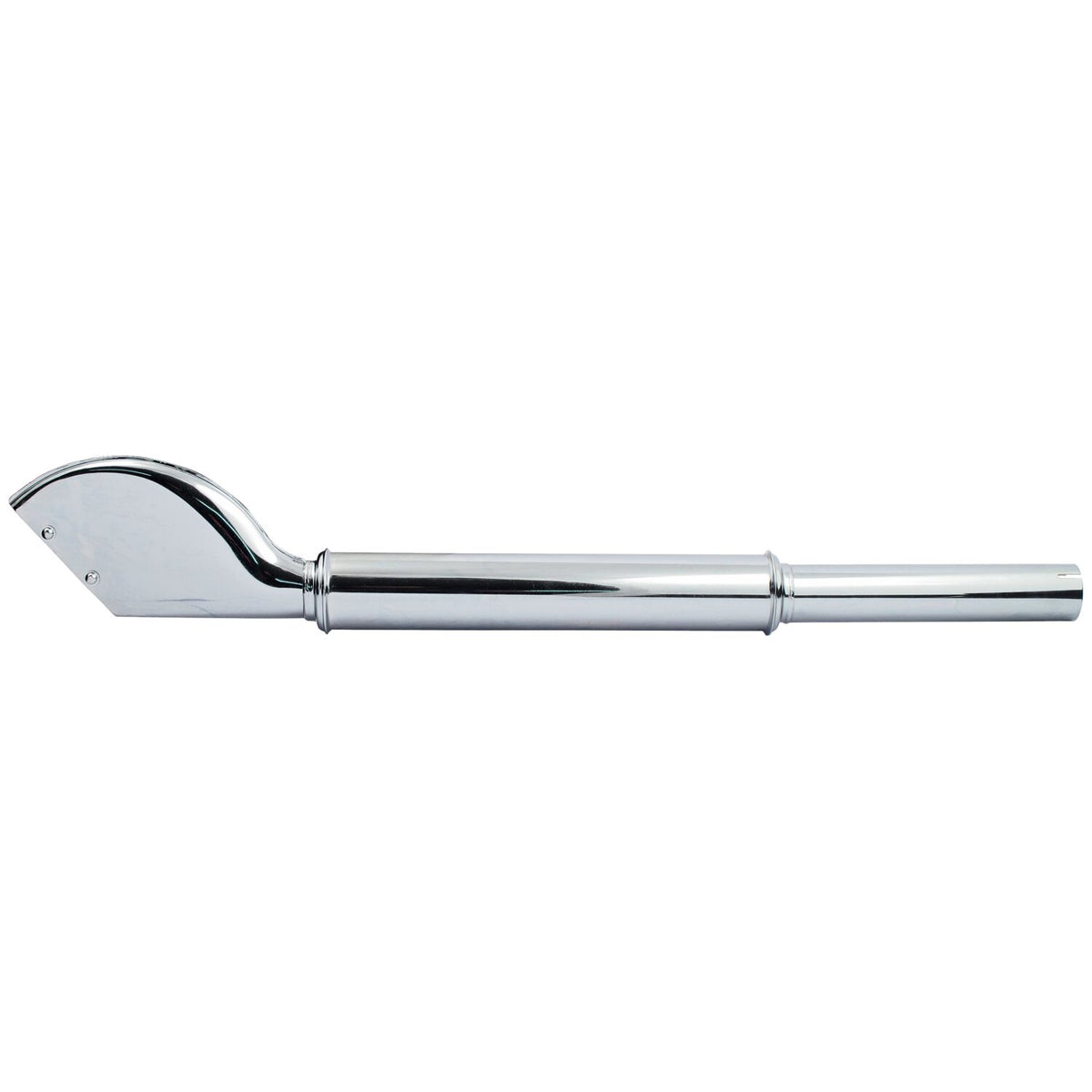 MCS OEM style Fishtail universal muffler 34-1/2" long chrome