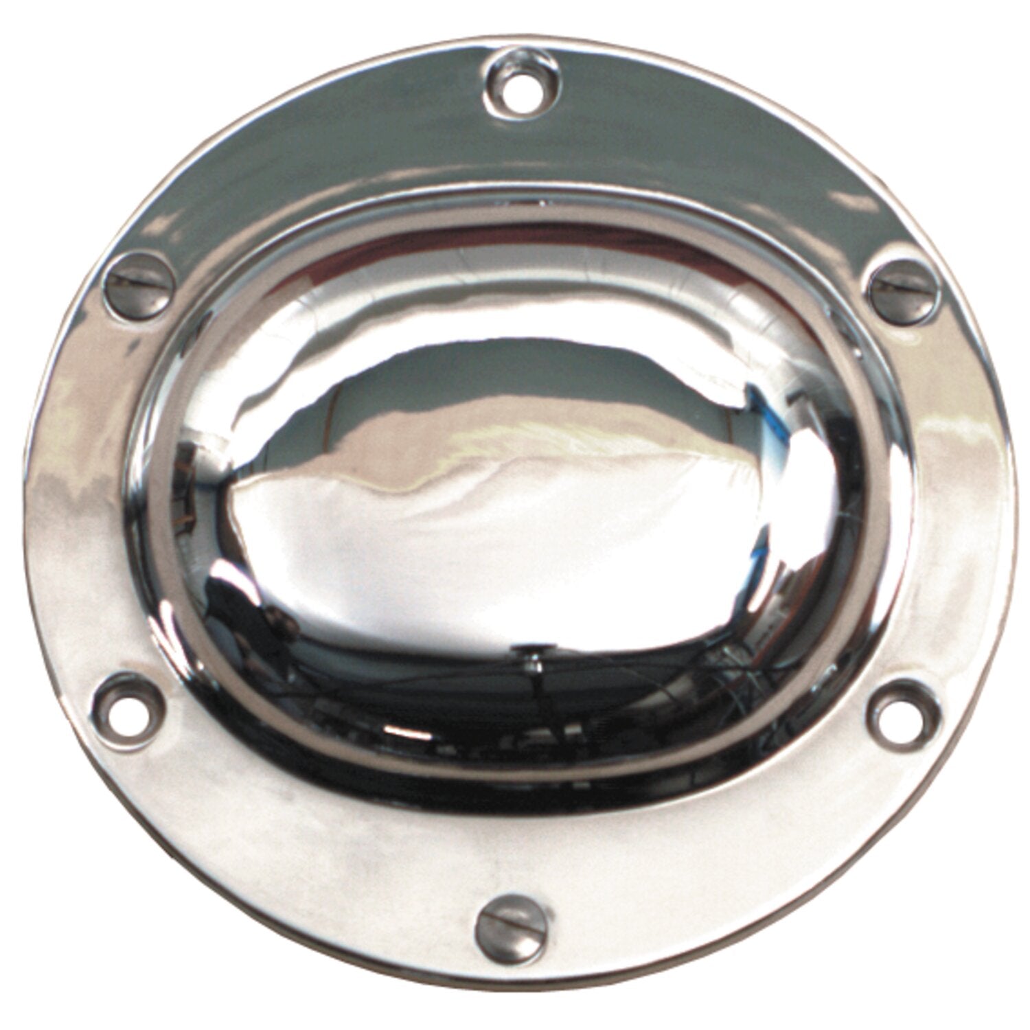 MCS Antique style derby cover plain - Chrome