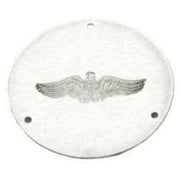 Paughco derby cover - Chrome - Eagle embossed