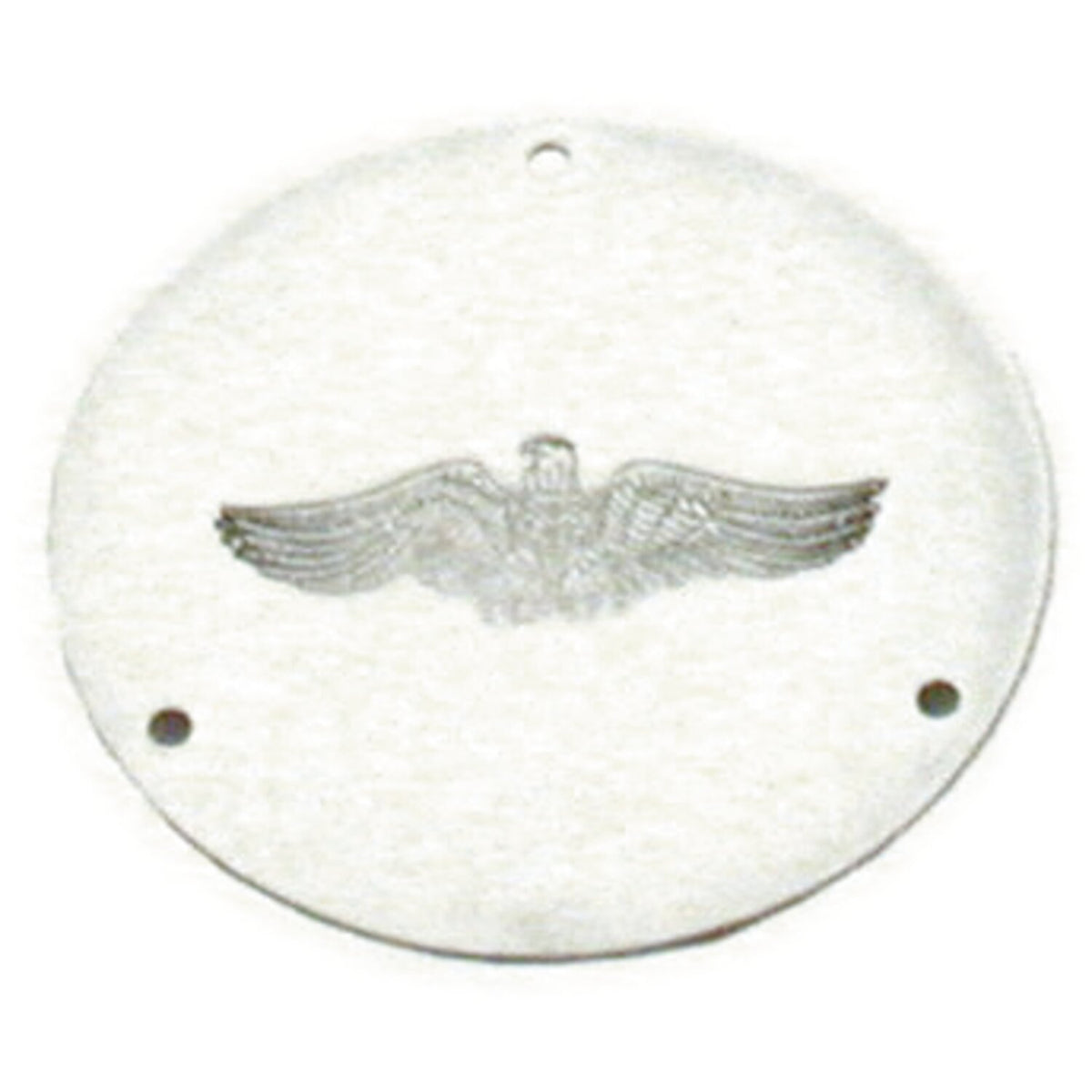 Paughco derby cover - Chrome - Eagle embossed