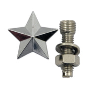 Trik Topz license plate mounts Star silver