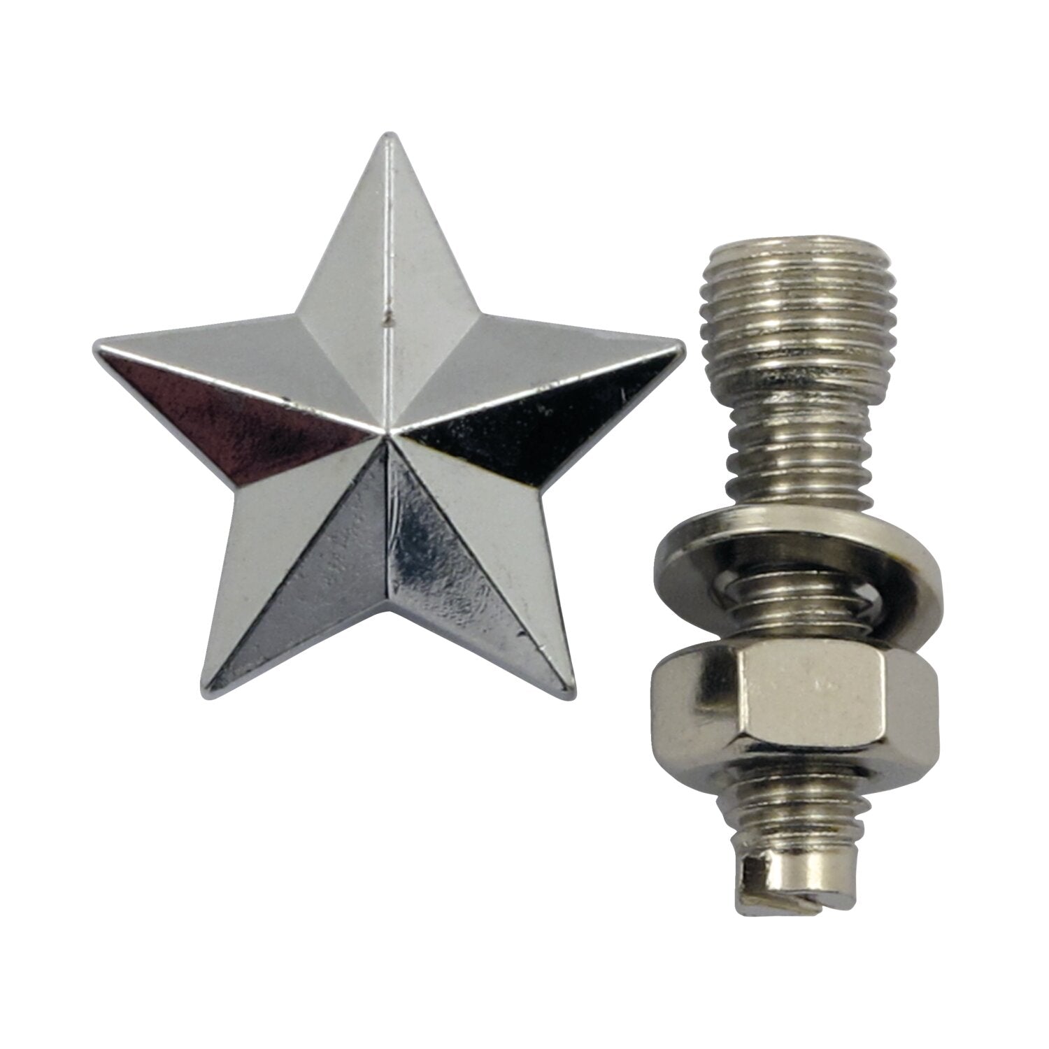Trik Topz license plate mounts Star silver