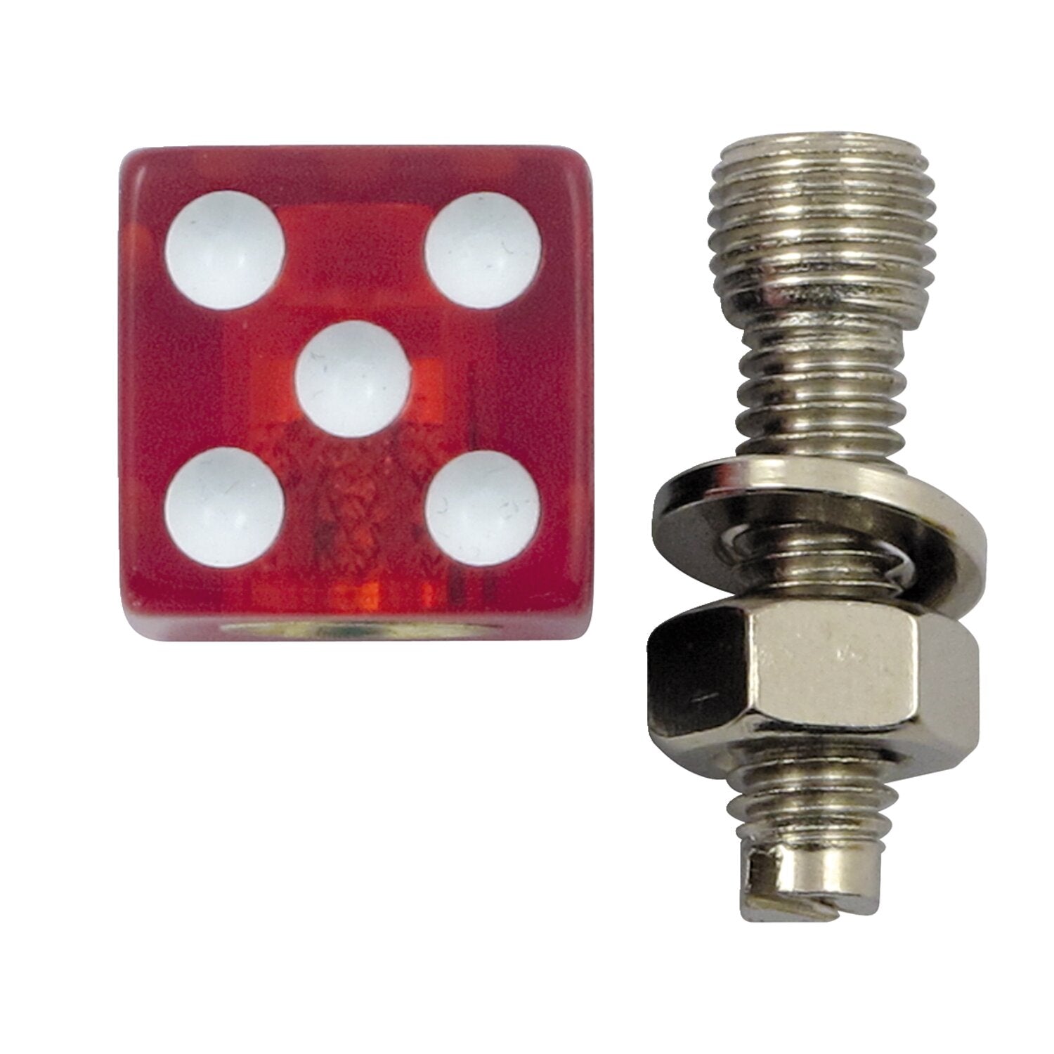 Trik Topz license plate mounts Dice clear red