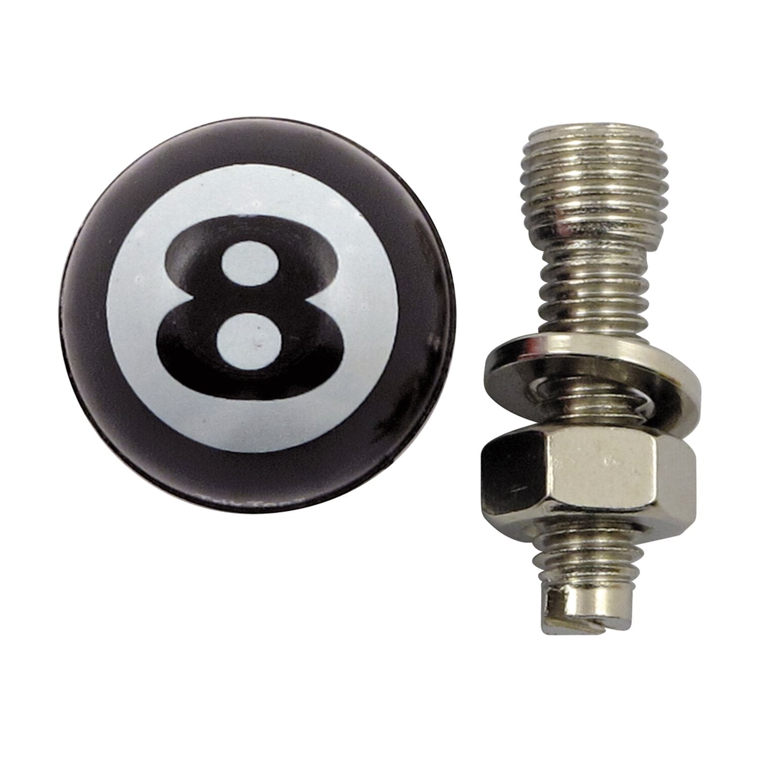 Trik Topz Eight Ball license plate mounts - Black