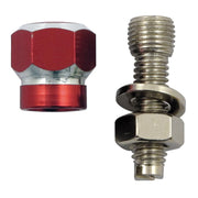Trik Topz license plate mounts Alloy Twotone hex red