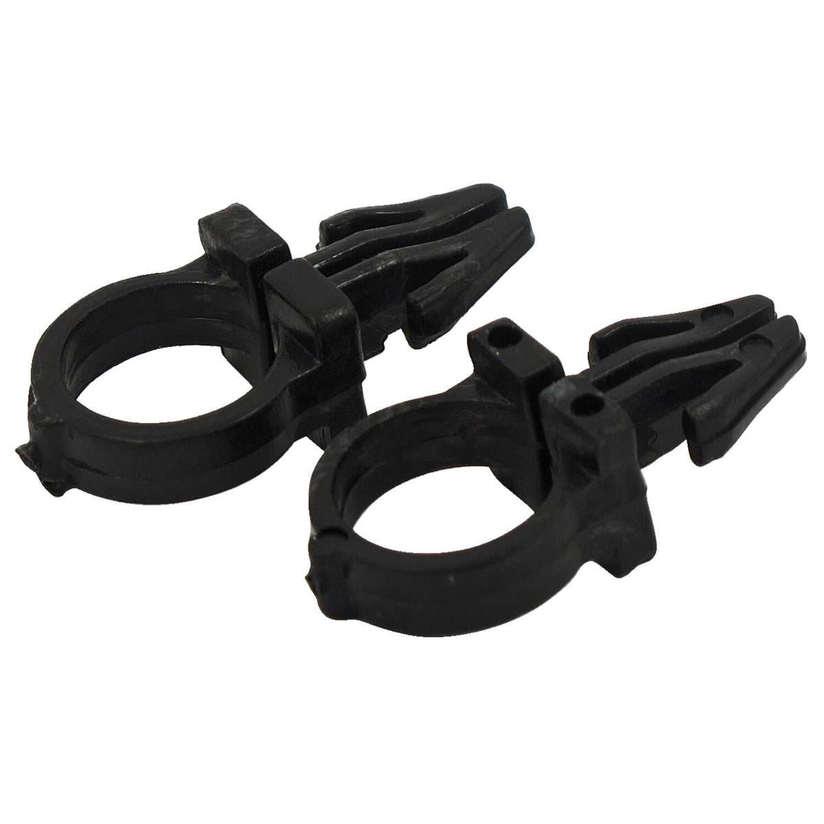 MCS Black handlebar wire clips