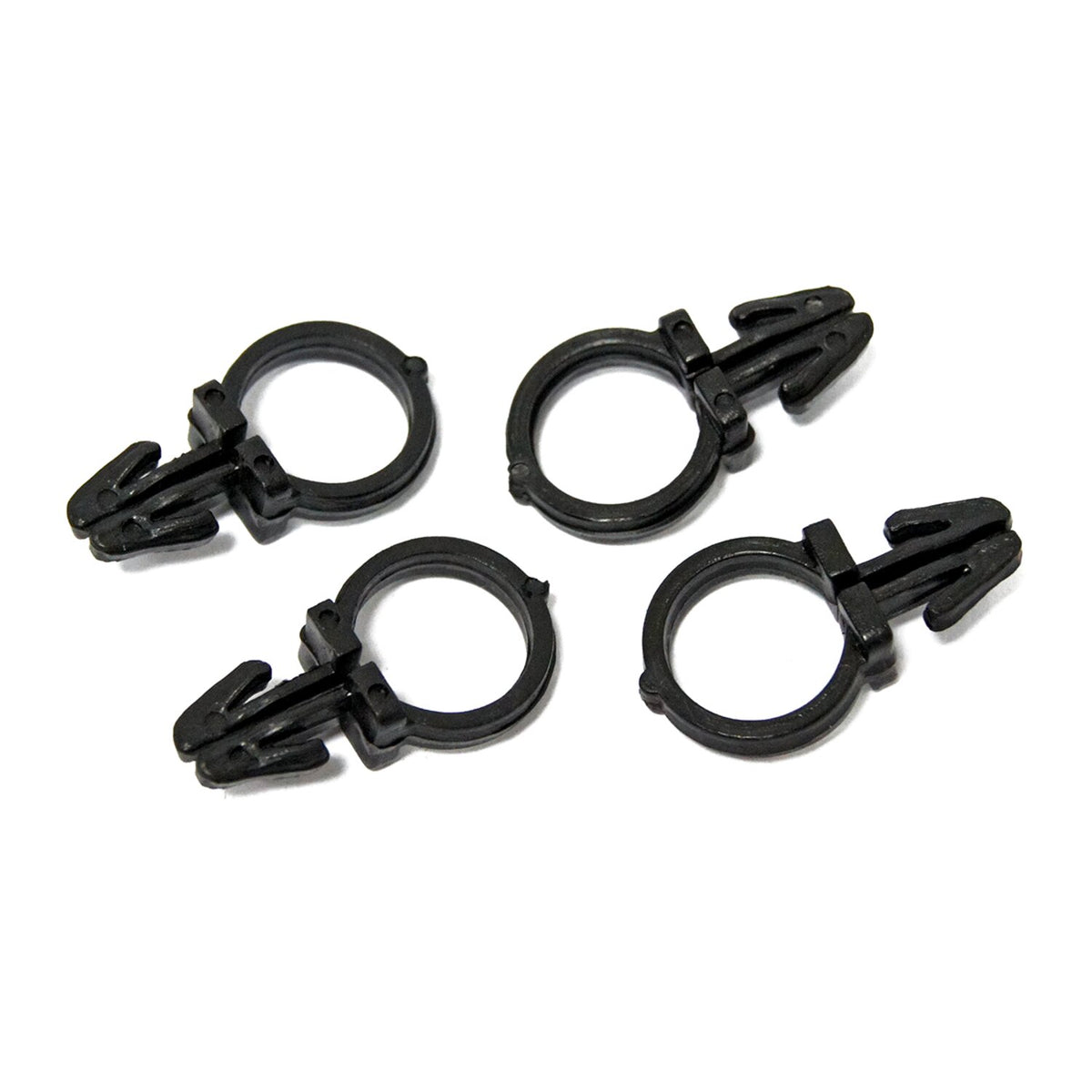 MCS Black handlebar wire clips