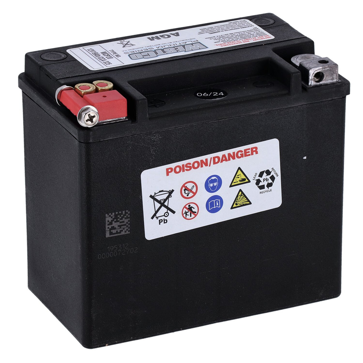 Westco sealed AGM battery - 12V 19Ah - 325CCA