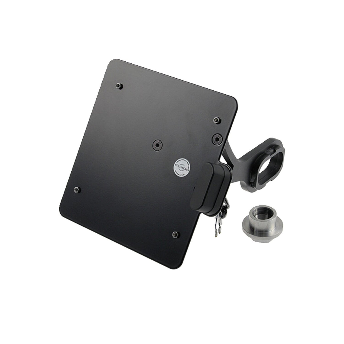 Cult-Werk side mount license plate bracket black - Germany