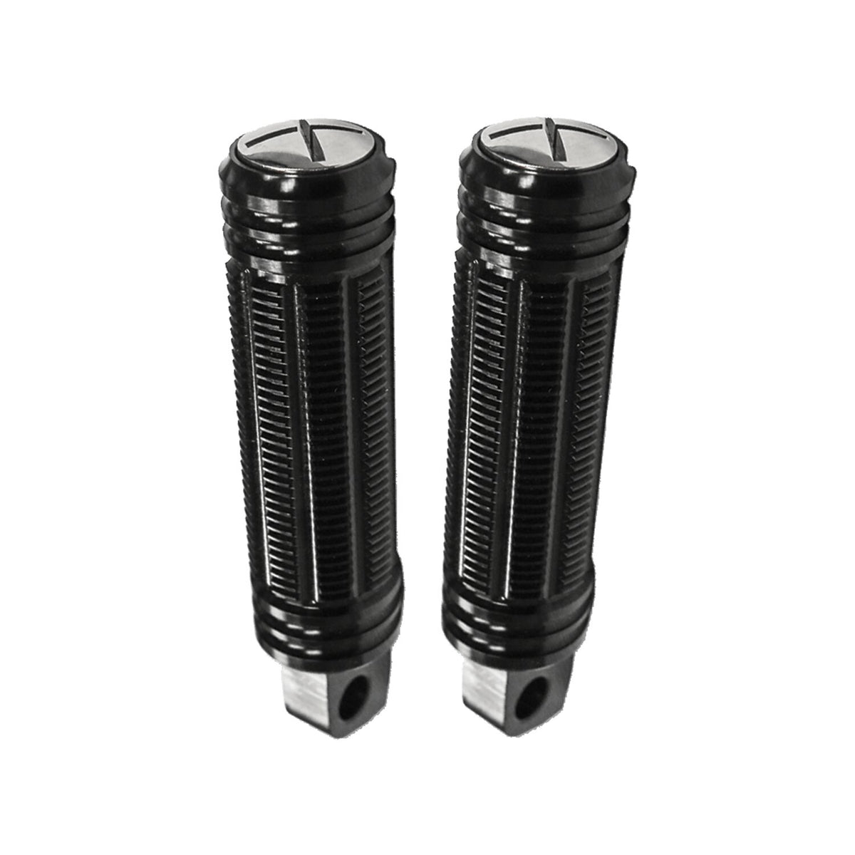 Burly Stash foot pegs - Black anodized
