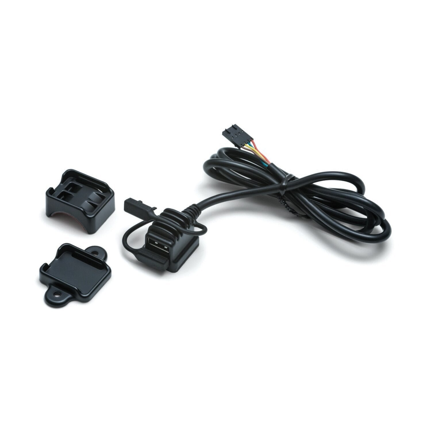 Kuryakyn Handlebar USB charger / power point - Black