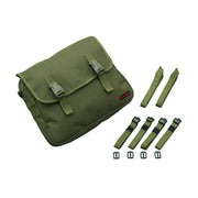Daytona canvas saddlebag - Green