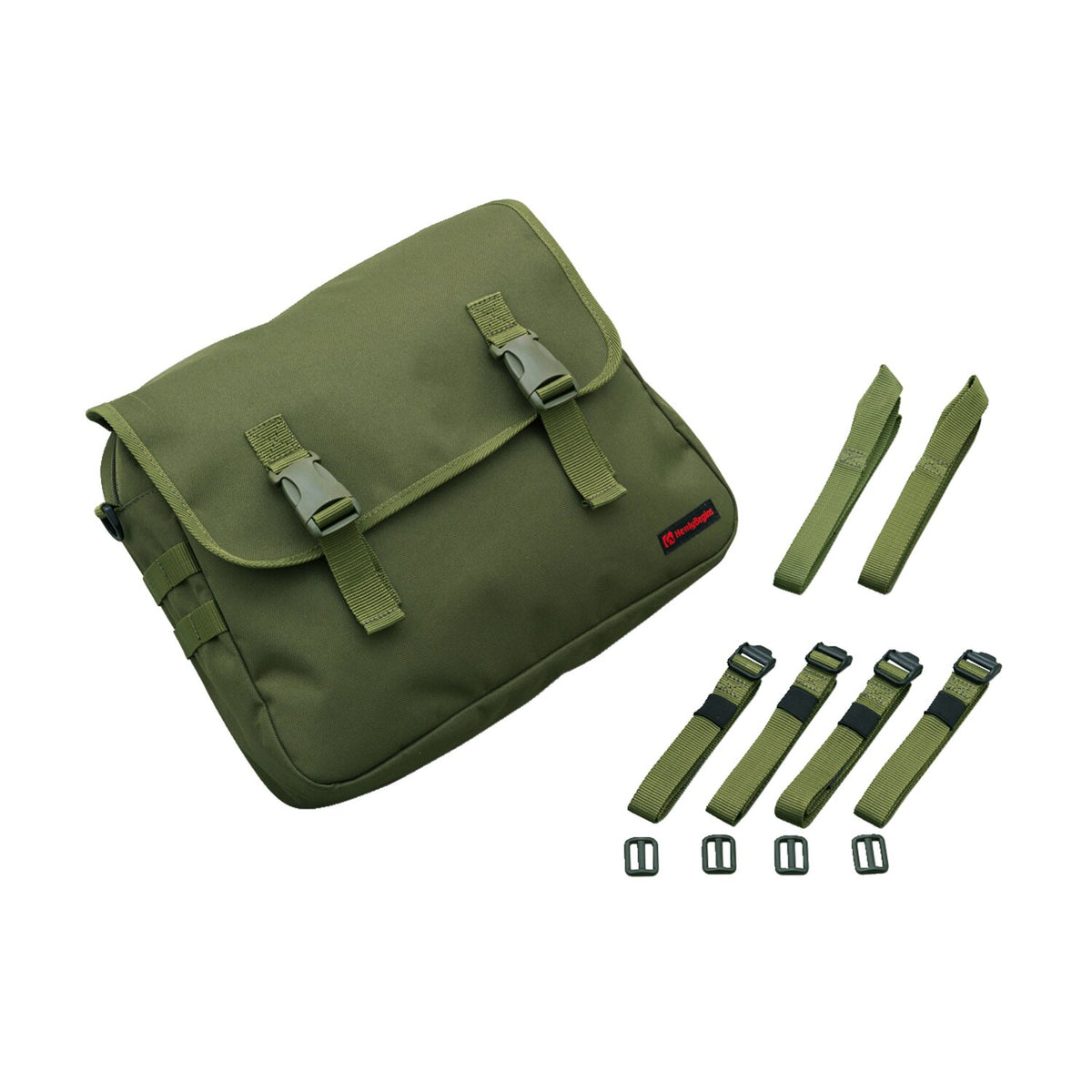 Daytona canvas saddlebag - Green