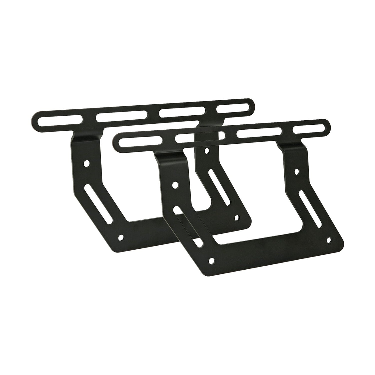 Highway Hawk Saddlebag support set - Matte black