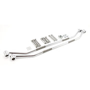 Highway Hawk Universal saddlebag carrier set - Chrome round bar