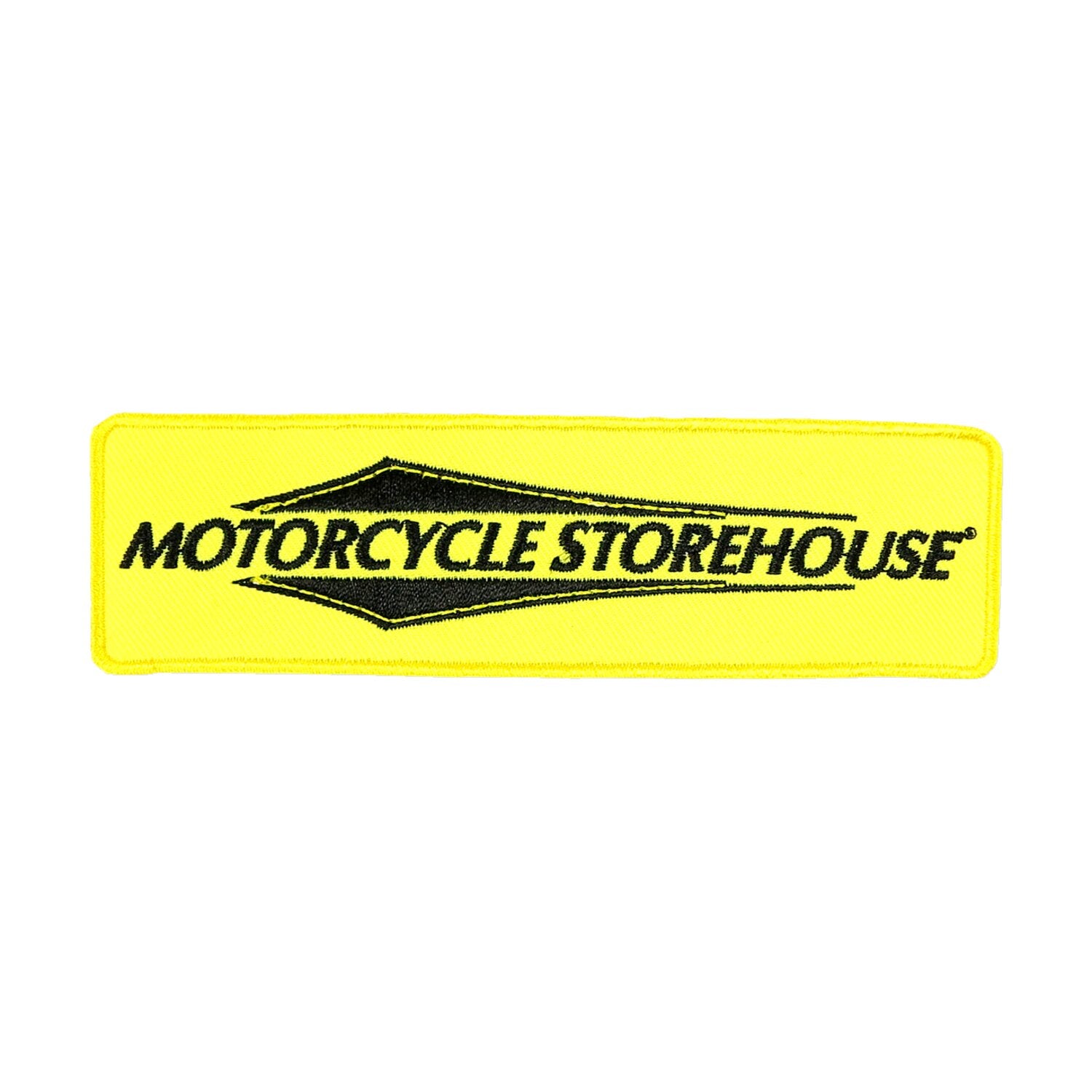 MCS Motorcycle storehouse logo patch - Yellow