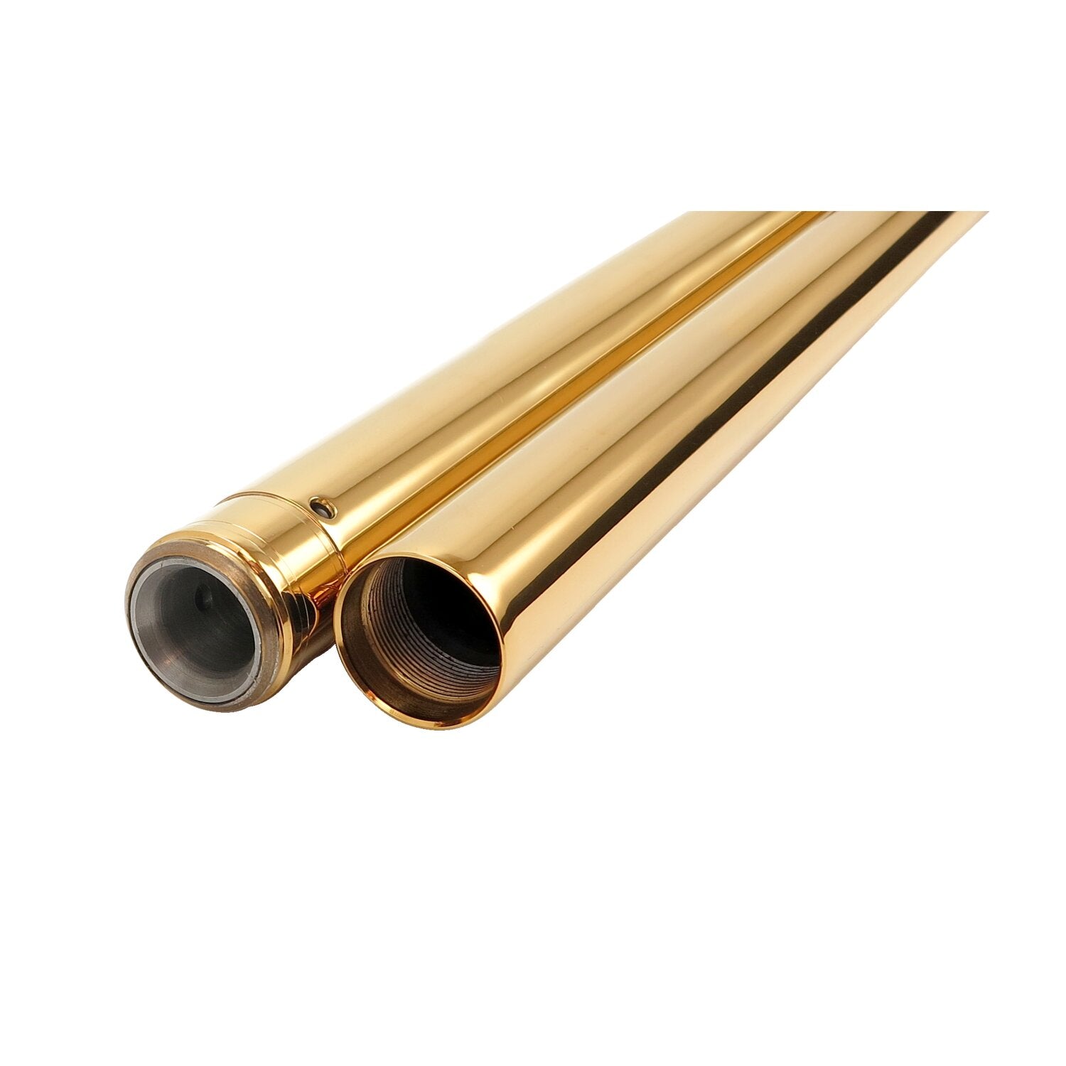 Custom Cycle Engineering Eng - 39mm fork tubes TNC Gold - 26-1/4" OAL