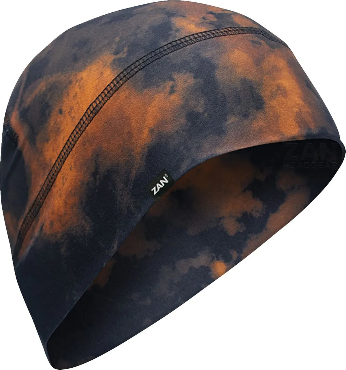 Zan Headgear SportFlex Beanie Black Brown Tie Dye