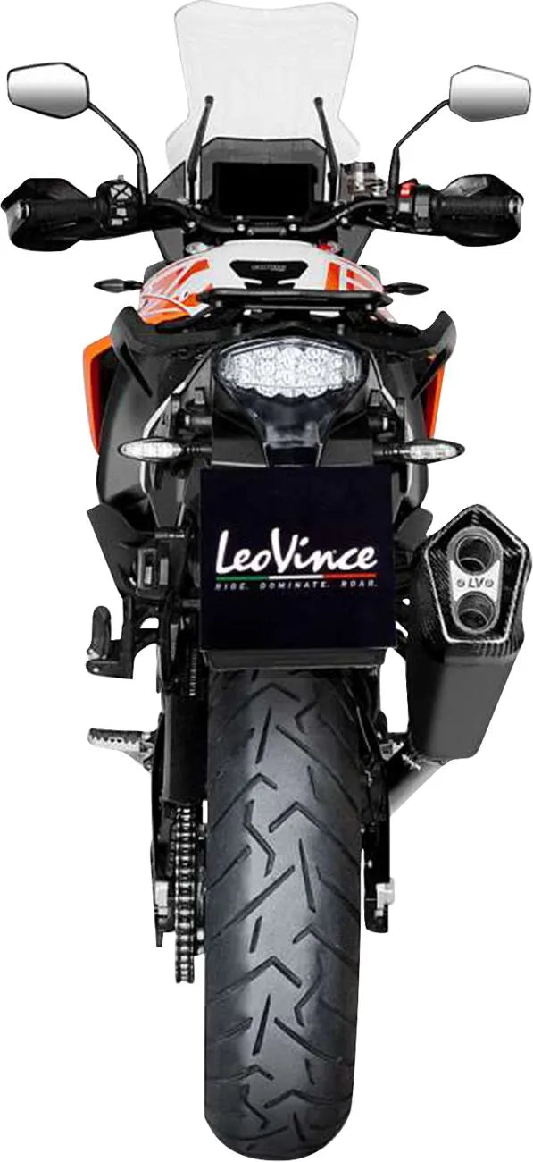 Leovince Lv-12 Black Edition Tłumik Slip-on - Homologacja Drogowa ECE