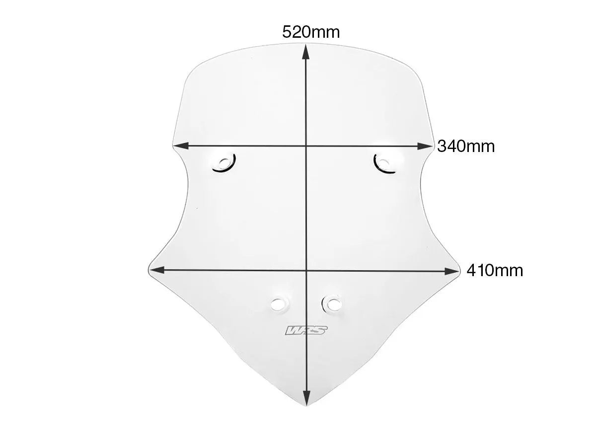 Wrs Windscreen - Enhanced Rider Protection