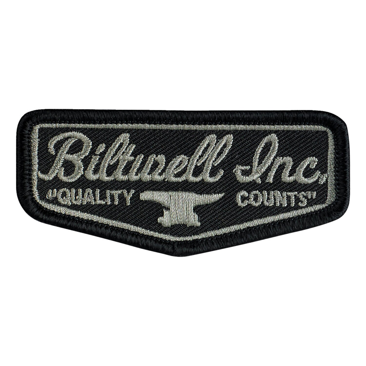 Biltwell Logo patch 3" black/grey