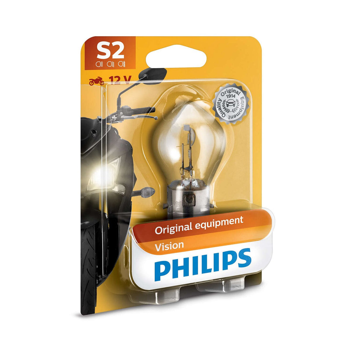 Philips Vision Moto headlamp bulb S2 - 12V 35W/35W