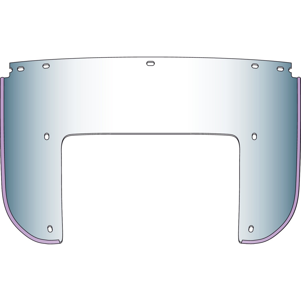 National Cycle Beaded 7-bolt lower window - Clear