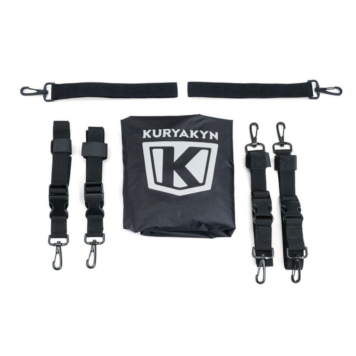Kuryakyn Momentum outrider throw-over saddlebags - Black