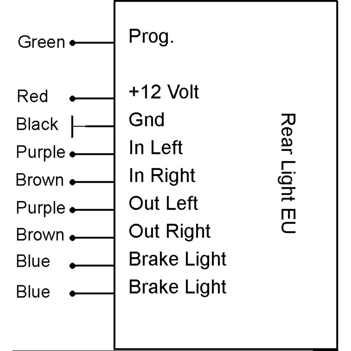 Elektronikbox Axel Joost Elektronik Rear Light EU