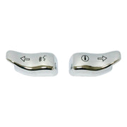 MCS Turn signal switch extender cap set - Chrome