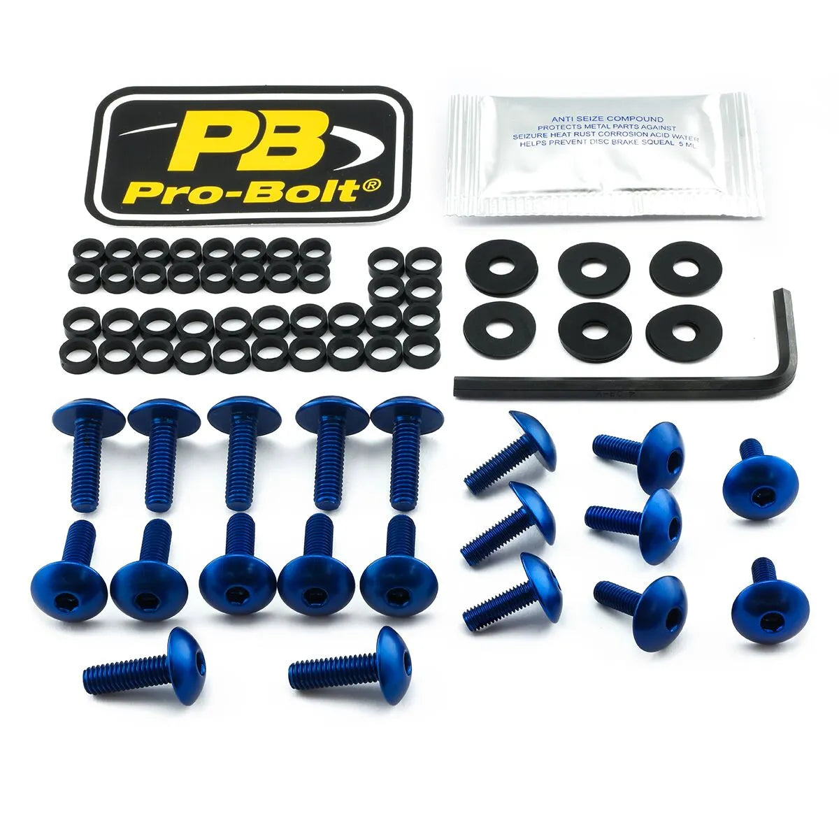 Pro Bolt Aluminium Fairing Bolt Kit For Suzuki