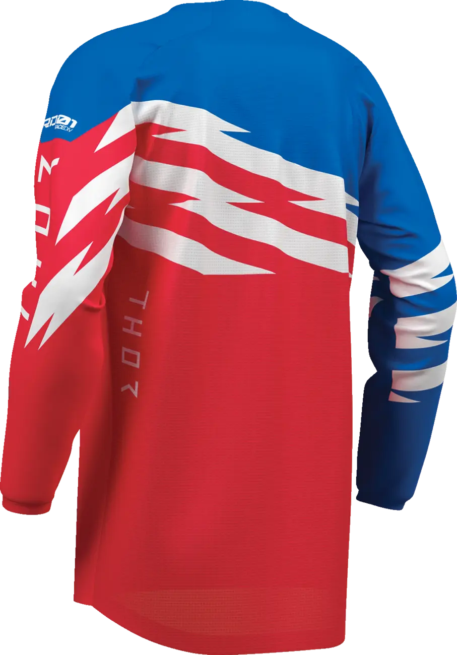 Thor Youth Launchmode Shockie Jersey Red/Blue