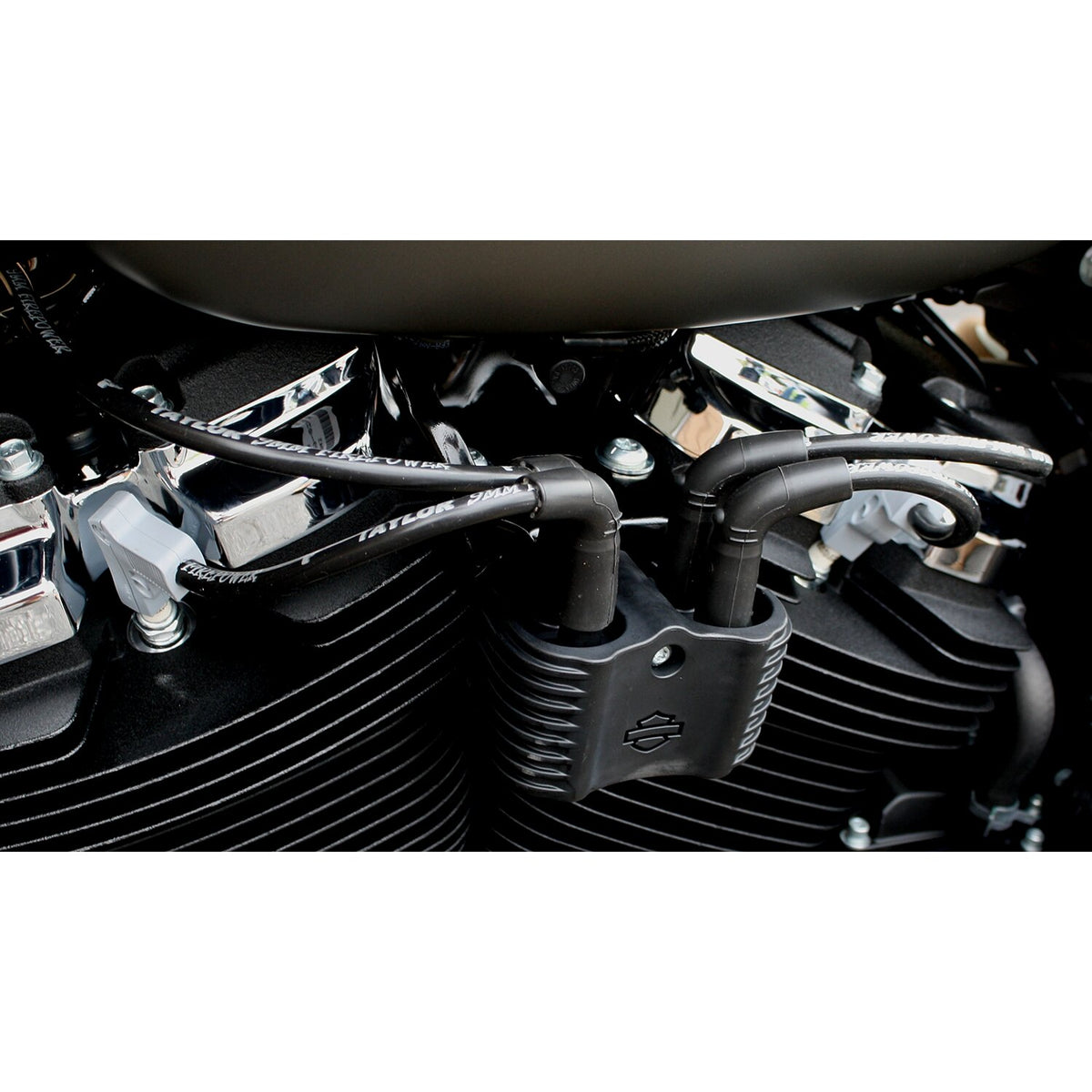 Taylor 9mm Fire Power spark plug wire set - Black/silver