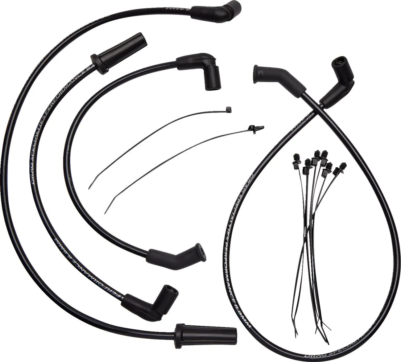Drag Specialties Spark Plug Wires - High-temp Silicone