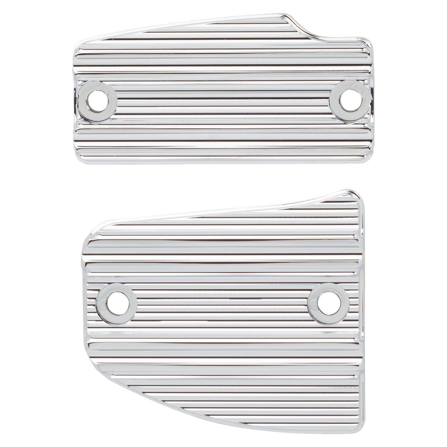 Arlen Ness 10-gauge master cylinder cover set chrome