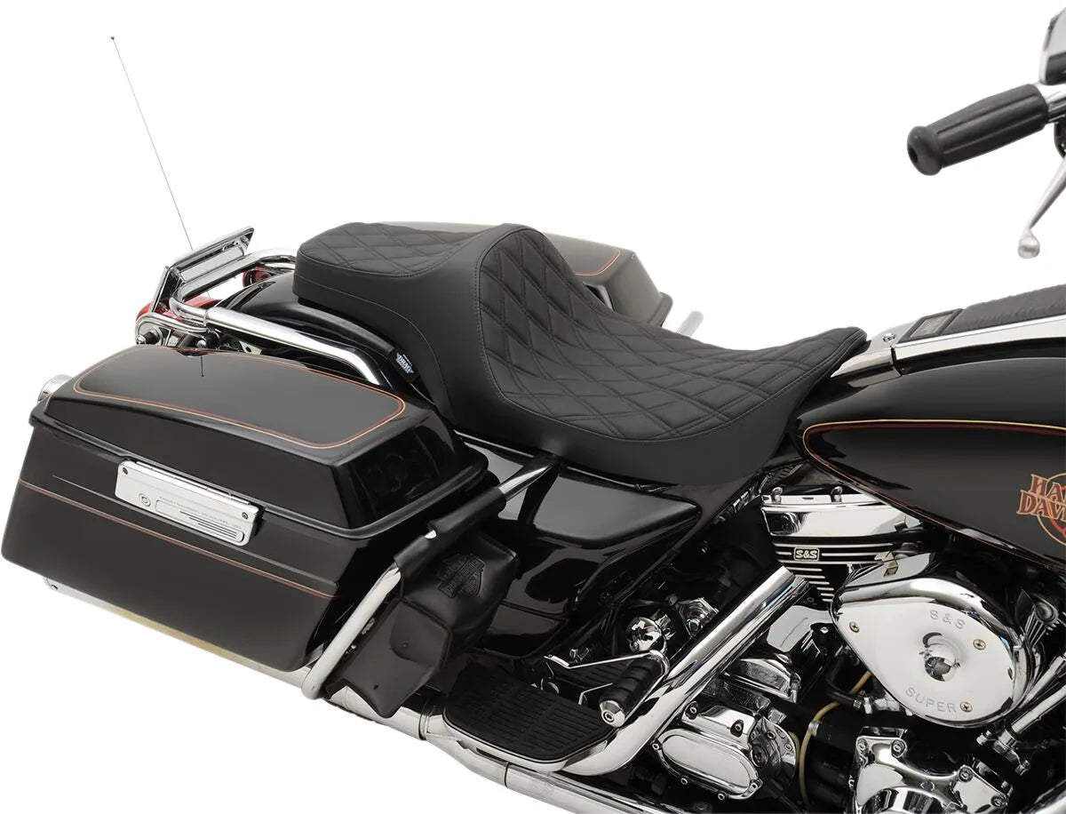 Drag Specialties Predator Iii Seat - For Harley Davidson