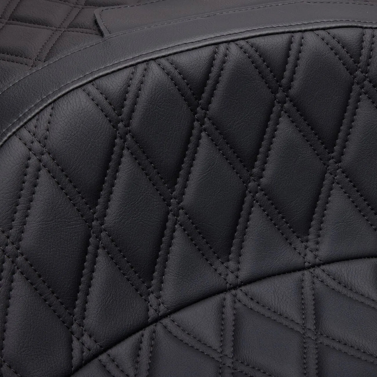 Drag Specialties Freedom Touring Seat - Black - For Harley Davidson