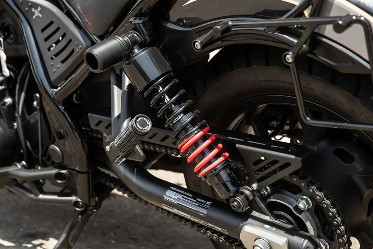Burly Brand Slash Cut Black Chain Guard for Rebel 1100 2021-2024