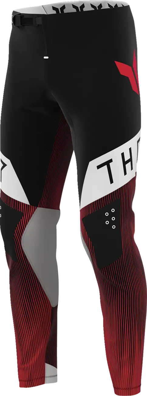 Thor Sportmode Vanish Pants Black/Red