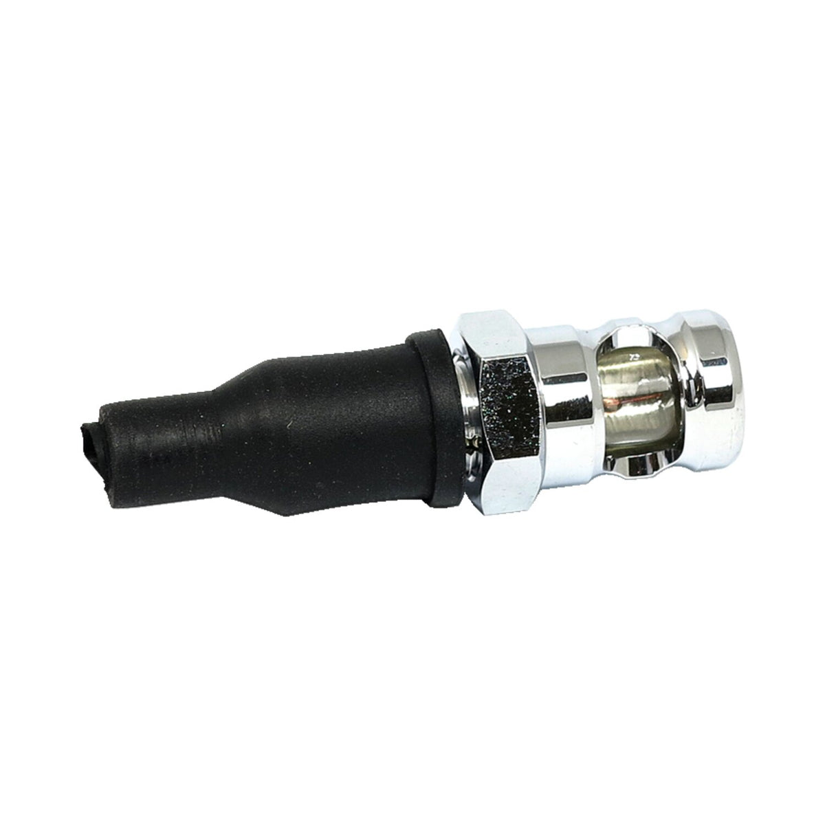 MCS License plate light mount bolt - Grooved - Chrome